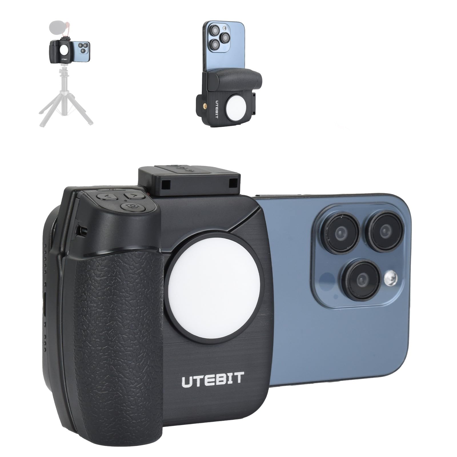 マグネット自撮りグリップ Bluetooth iPhone用 一眼風カメラ操作 マグネット自撮りグリップ Bluetooth iPhone用 一眼風カメラ操作